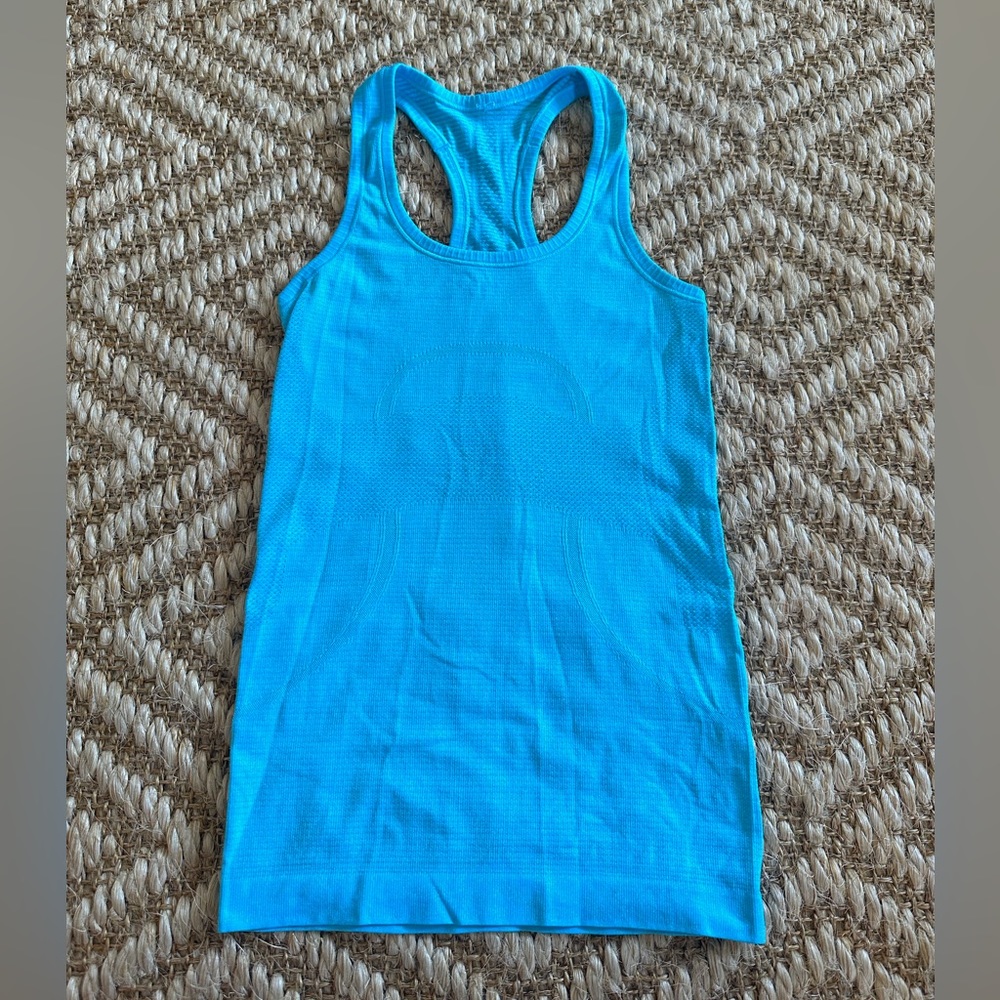 Blue Lululemon Swiftly Tech Racerback Tank